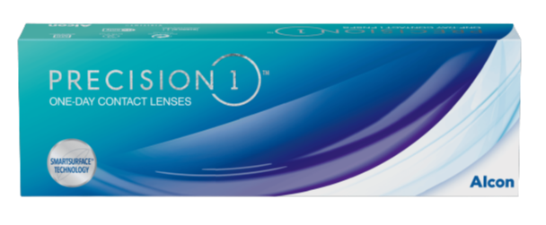 precision 1 alcon dailies contact lenses - box of 30