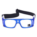 sports glasses model 1 blue with elastic - front