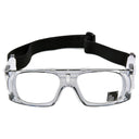 sports glasses model 1 transparent with elastic - front
