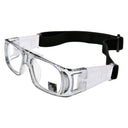 sports glasses model 1 transparent with elastic - side 