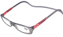 magnetic reading glasses from our home brand Framed! black and red - closed
