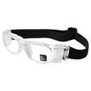 sports glasses model 2 transparent with elastic - side 