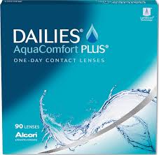 Dailies Aqua comfort plus dailies contact lenses from alcon - pack of 90