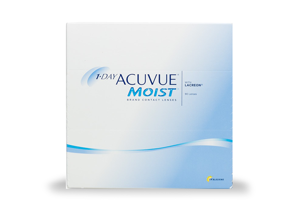 1-DAY ACUVUE® MOIST (Pack of 90)