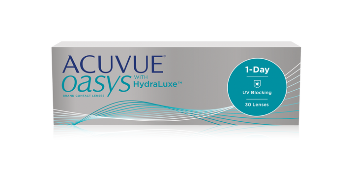 1-Day ACUVUE OASYS® with HydraLuxe  (Pack of 30)