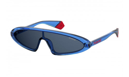 Polaroid Blue mask sunglasses
