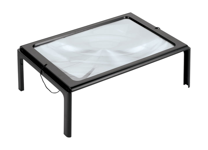 full page magnifier  with stand and light for low vision patient reading