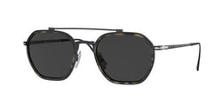 Persol Aviator black geometric sunglasses, side photo