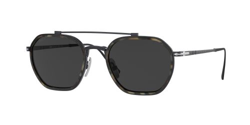 Persol Aviator black geometric sunglasses, side photo