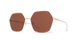 Mykita Geometric red sunglasses